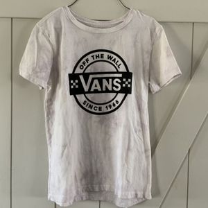 Vans Purple & White Tie Dye Shirt